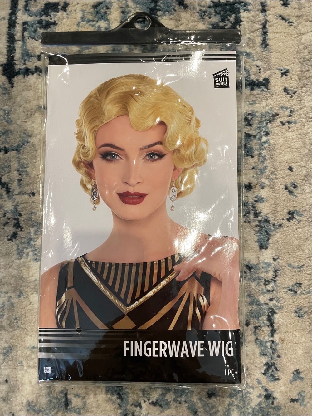 Blonde Fingerwave Wig